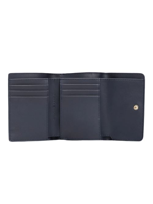 Portafoglio blu in pelle Tommy Hilfiger | AW0AW17257DW6